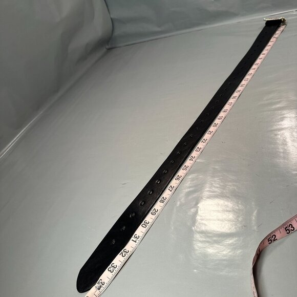 Statement Rhinestone Belt Square Buckle Women Black - Picture 6 of 12